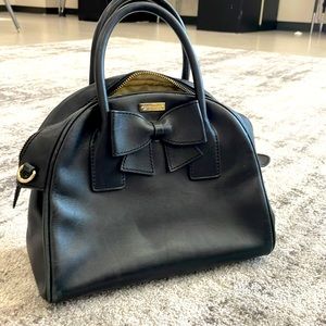 Cute black Kate Spade hobo bag gently loved